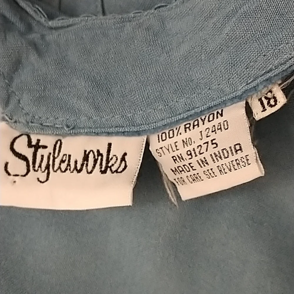 Rayon plus Size Dress - Picture 7 of 7
